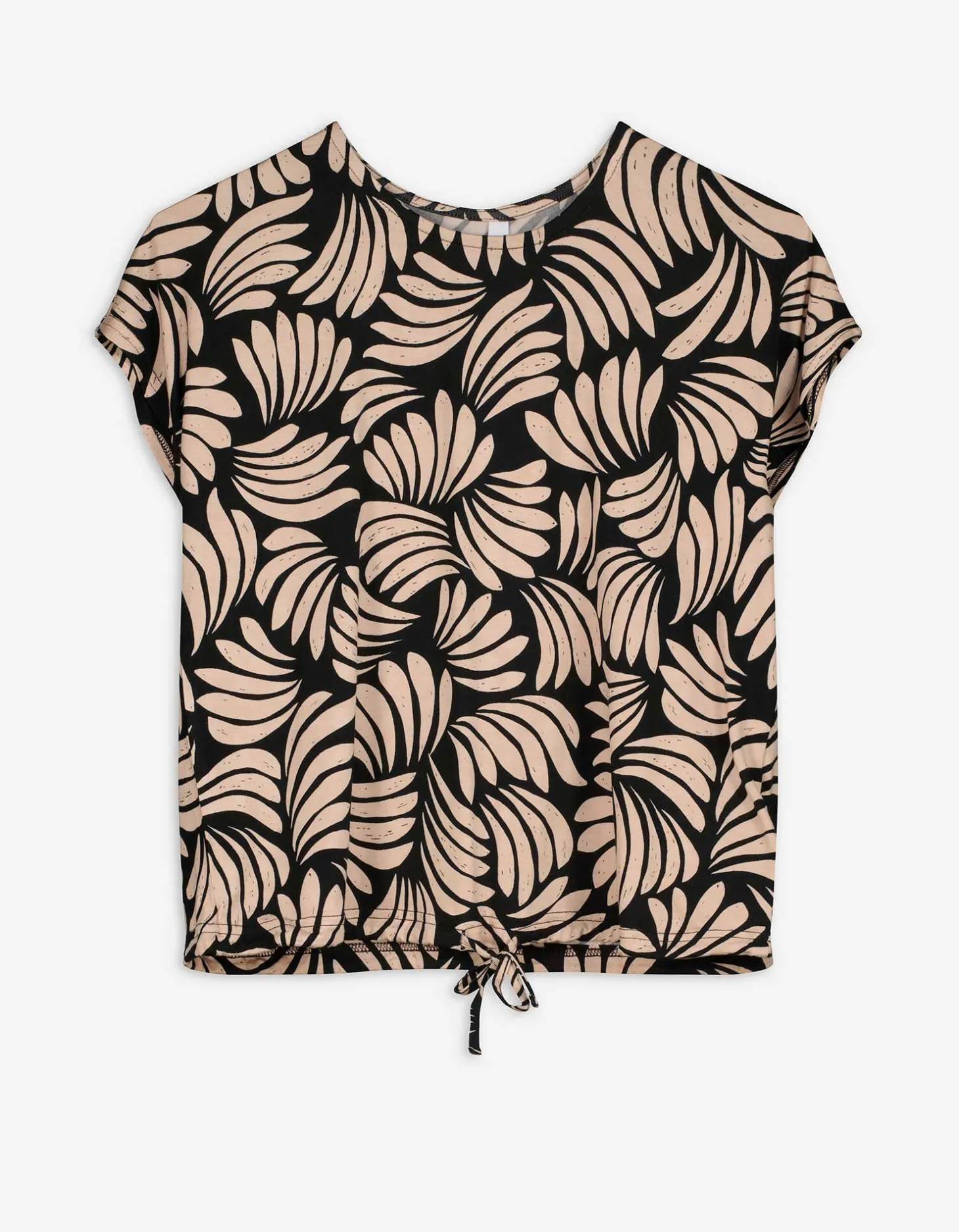 T-shirt - Print all-over - zwart