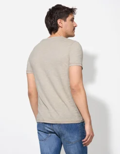 T-shirt - Regular fit - beige