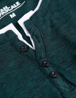 T-shirt - Regular fit - donkergroen
