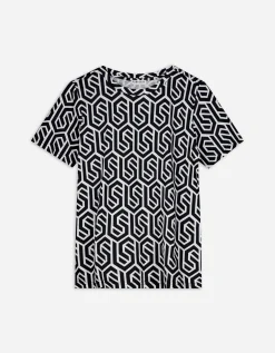 T-shirt - Relax Pasvorm - zwart