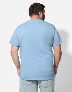 T-shirt - Ronde hals - blauw