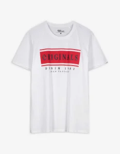 T-shirt - Ronde hals - wit