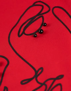 T-shirt - Sierkraaltjes - rood