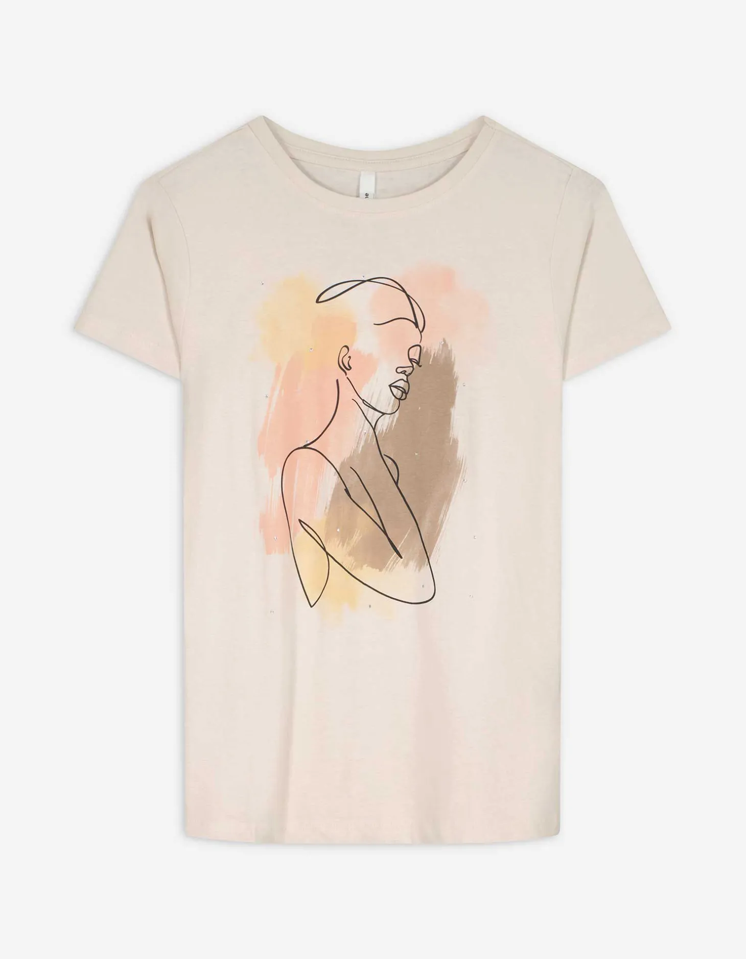 T-shirt - Sierkraaltjes - wit