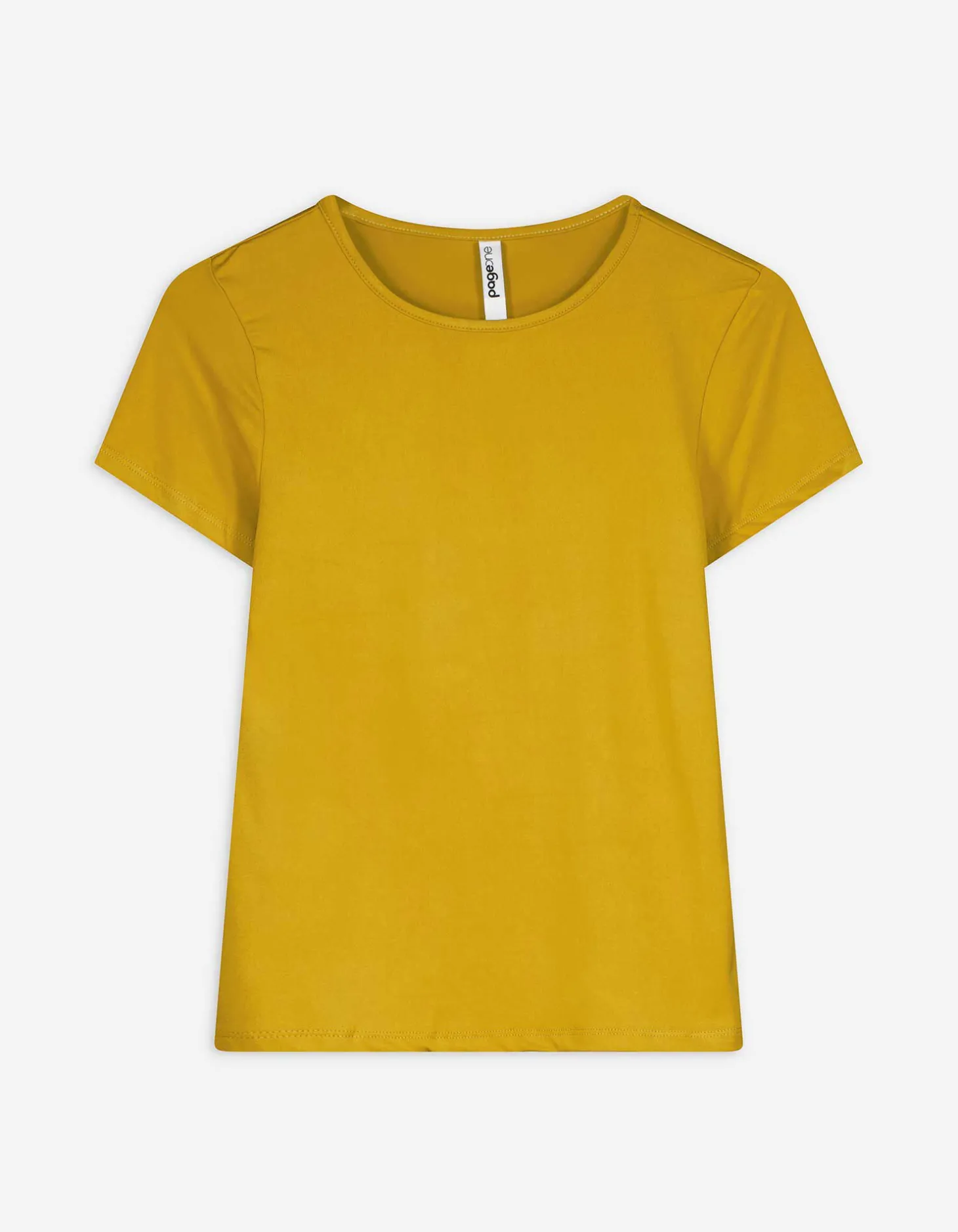 T-shirt - Slim fit - geel