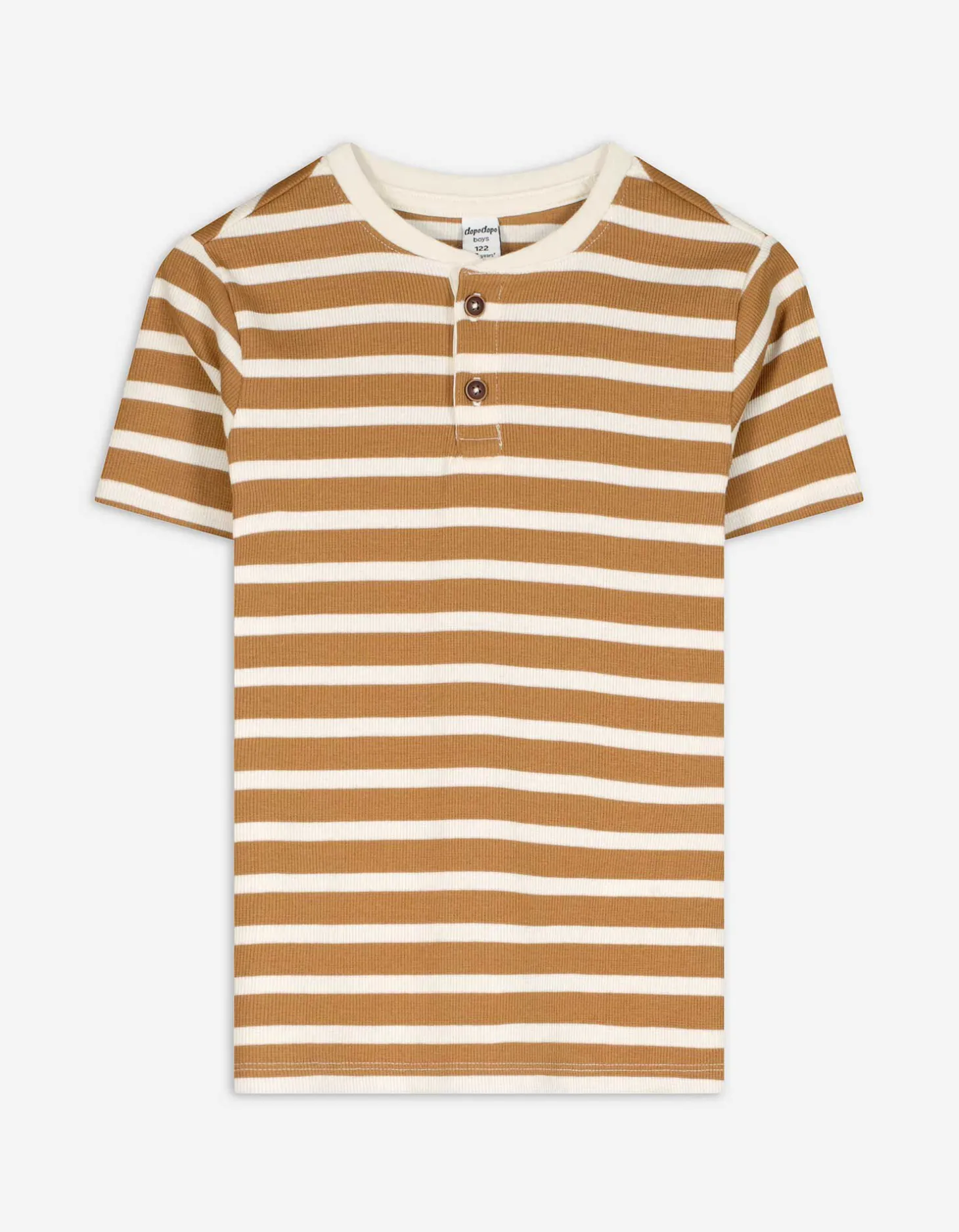 T-shirt - Strepen - bruin