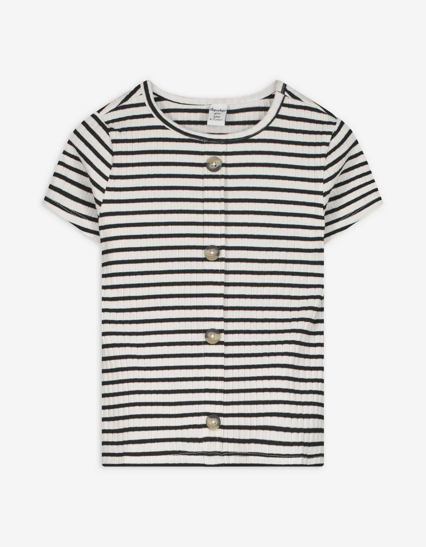 T-shirt - Strepen - wit