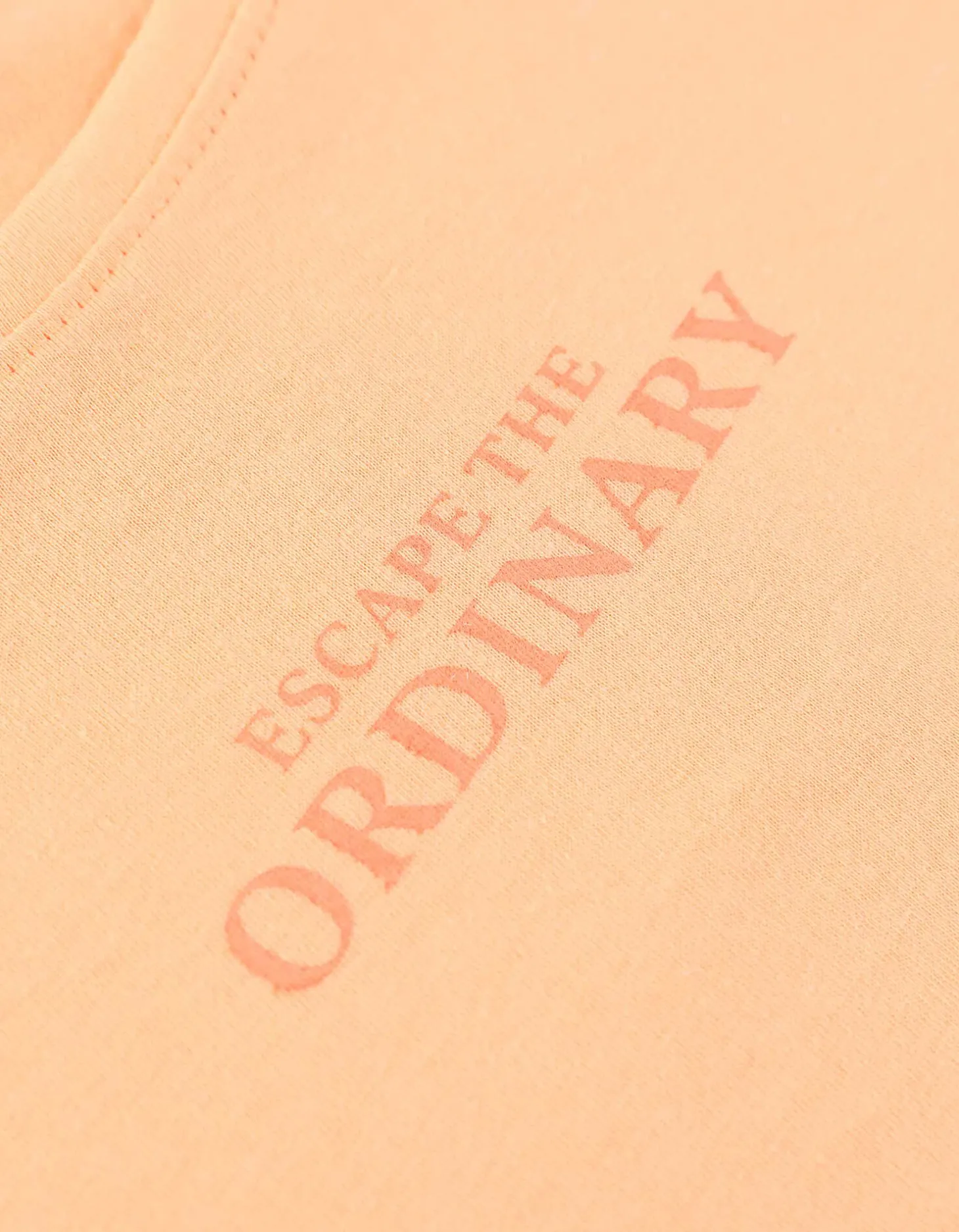 T-shirt - Tekstprint - oranje