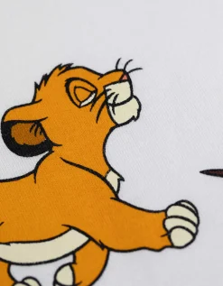 T-shirt - The Lion King - wit