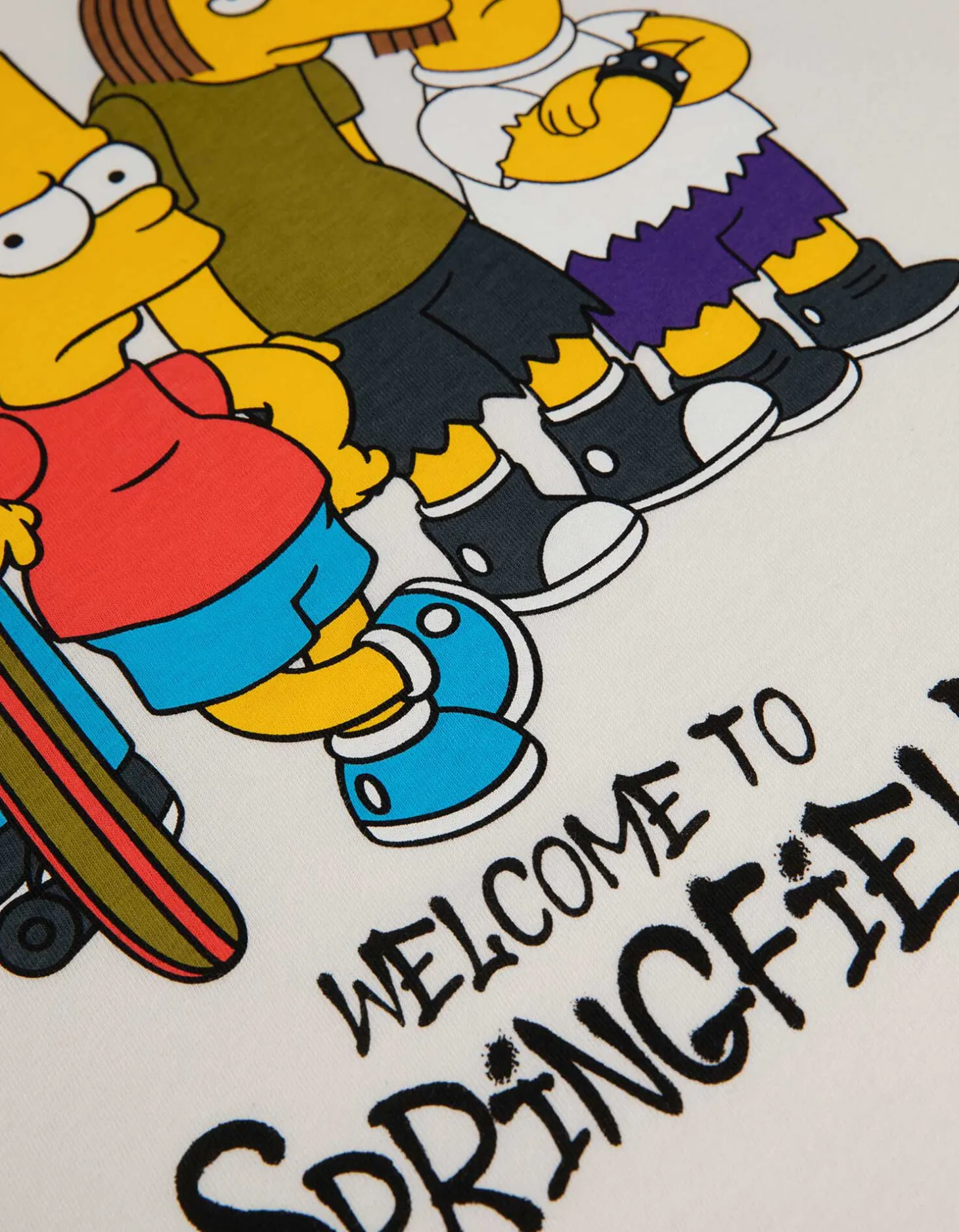 T-shirt - The Simpsons - wit