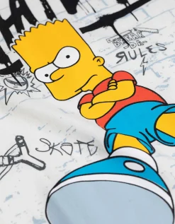 T-shirt - The Simpsons - wit