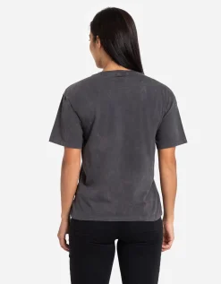 T-shirt - Used look - donkergrijs
