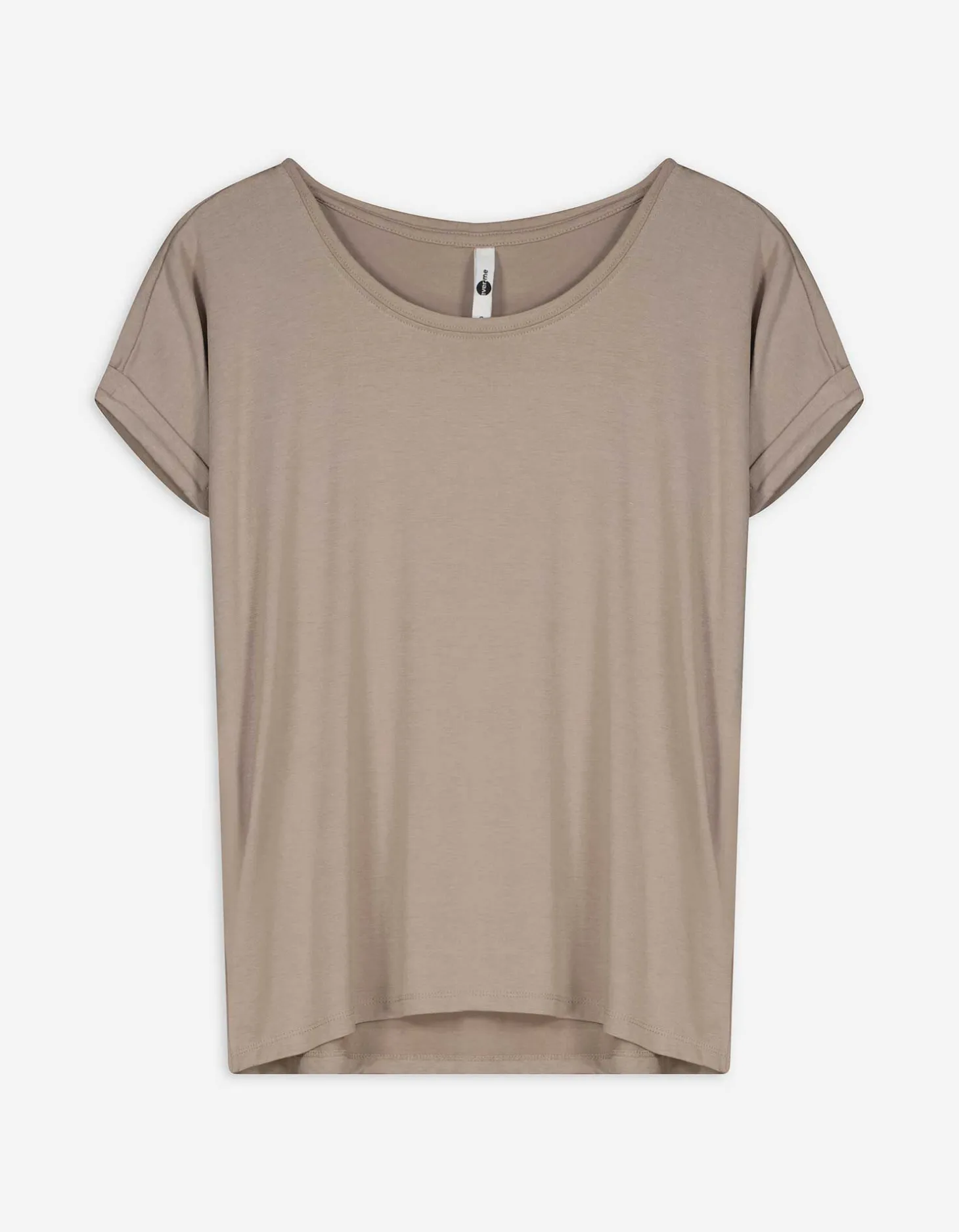 T-shirt - Viscosemix - beige