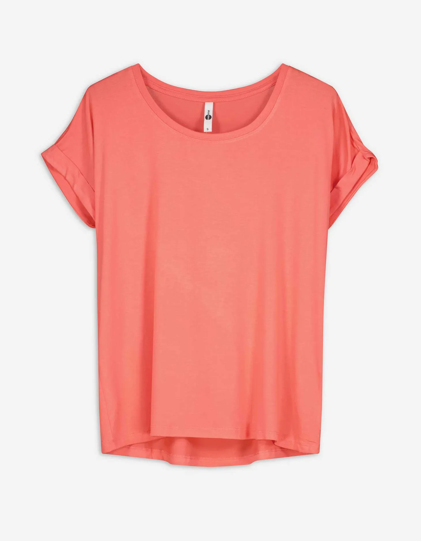 T-shirt - Viscosemix - lichtrood