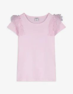 T-shirt - Volants - pink