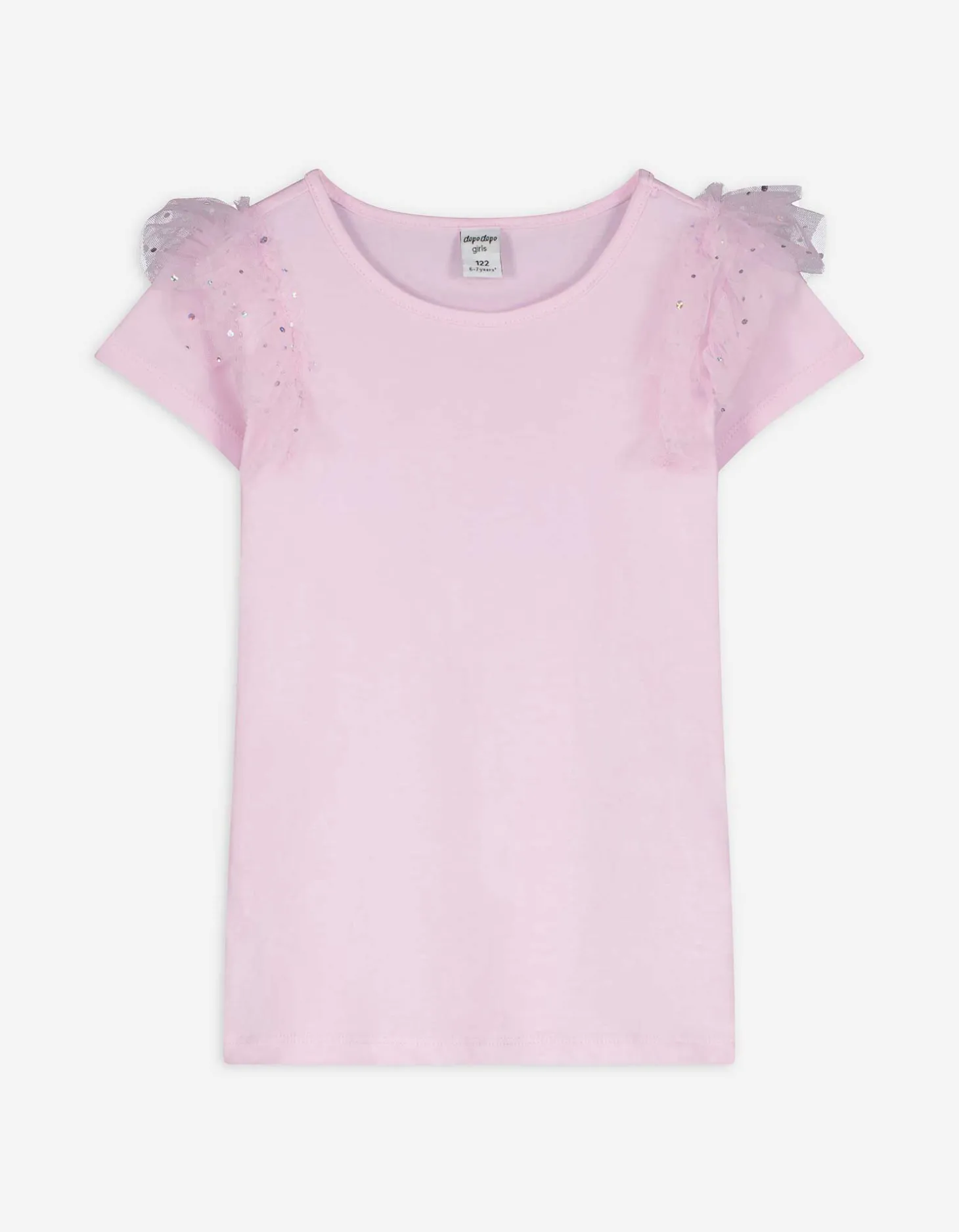 T-shirt - Volants - pink