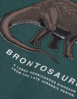 T-shirt - Vooropdruk - groen