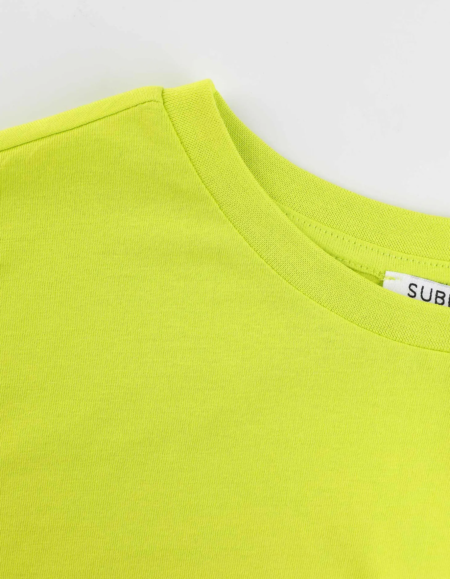 T-shirt - Vooropdruk - lichtgroen