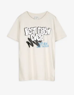 T-shirt - Vooropdruk - lichtgrijs