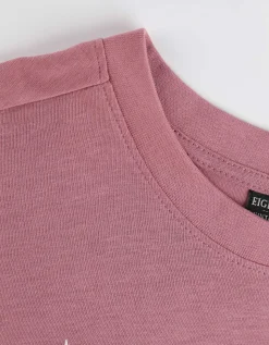 T-shirt - Vooropdruk - roze