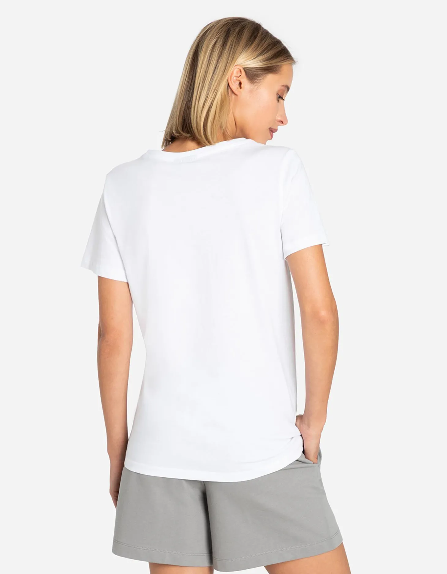 T-shirt - Vooropdruk - wit