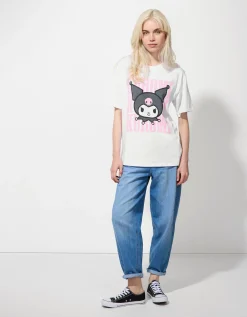 T-shirt - Vooropdruk - wit
