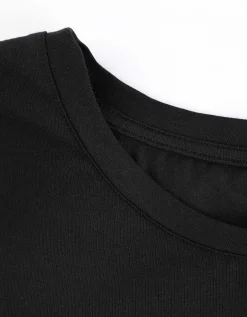 T-shirt - Vooropdruk - zwart