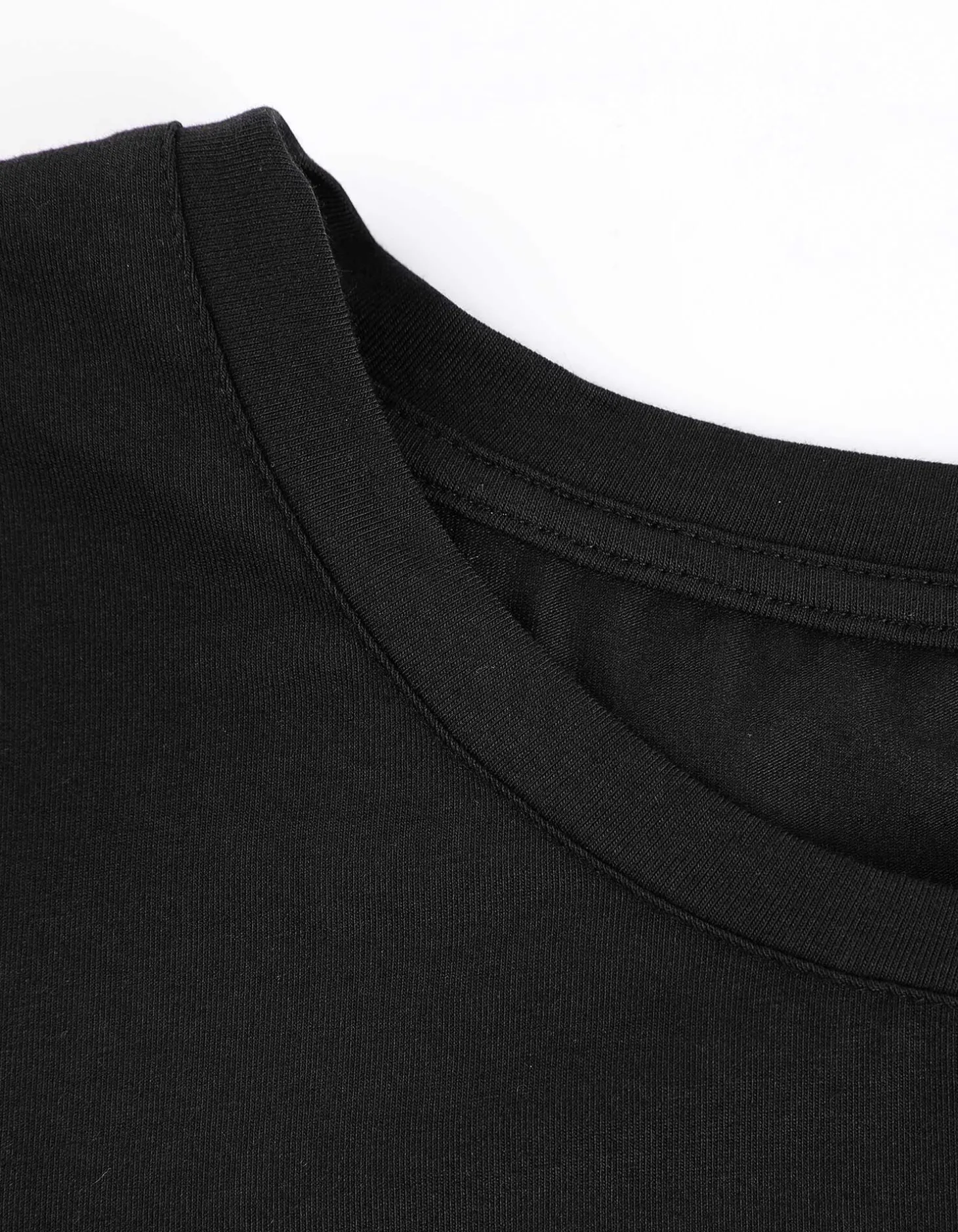 T-shirt - Vooropdruk - zwart