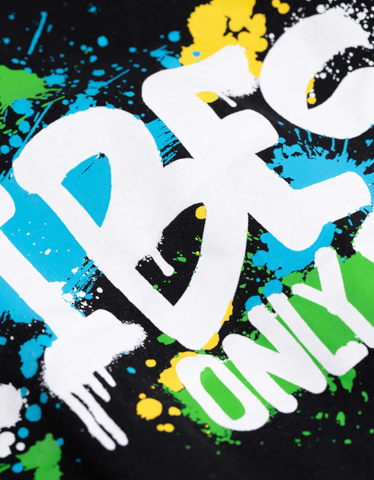 T-shirt - Vooropdruk - zwart