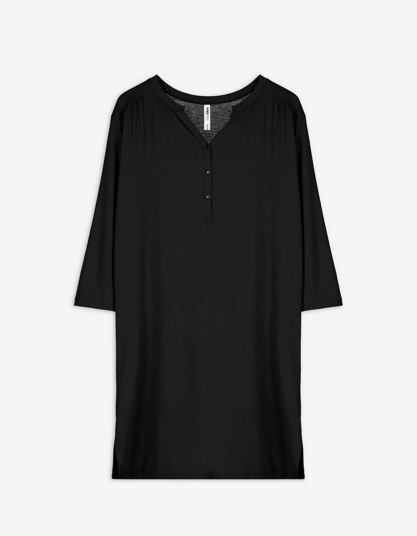Tuniek - 3/4-mouwen - zwart