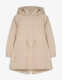 Verborgen ritssluiting - beige
