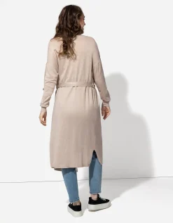 Vest - Strikceintuur - beige