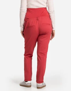 Zwangerschapsbroek - Zwangerschapskleding - rood