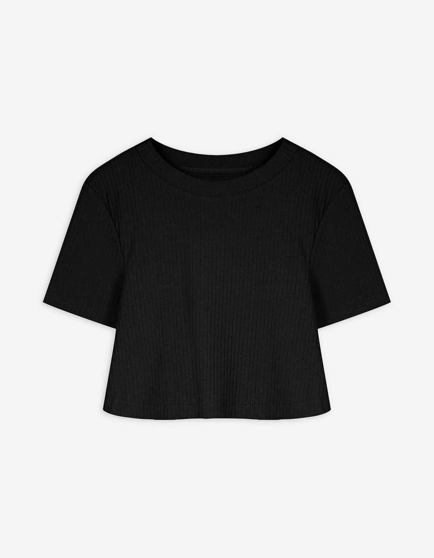 Zwangerschapsshirt - Korte mouwen - zwart