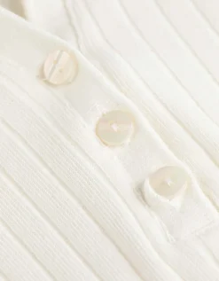 Zwangerschapsshirt - Overhemd kraag - wit