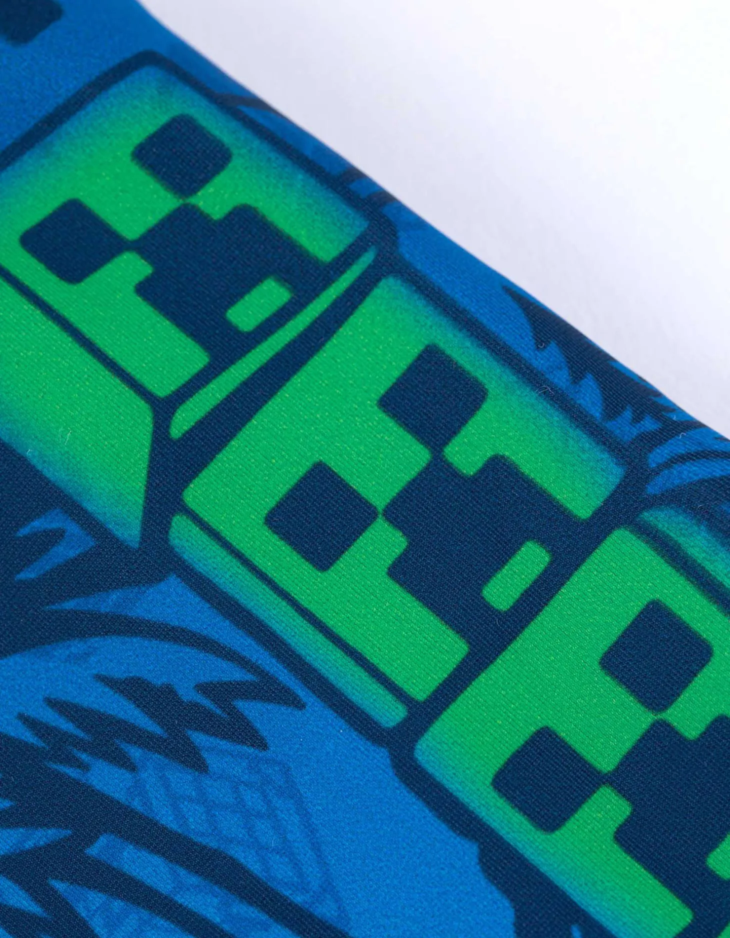 Zwembroek - Minecraft - donkerblauw