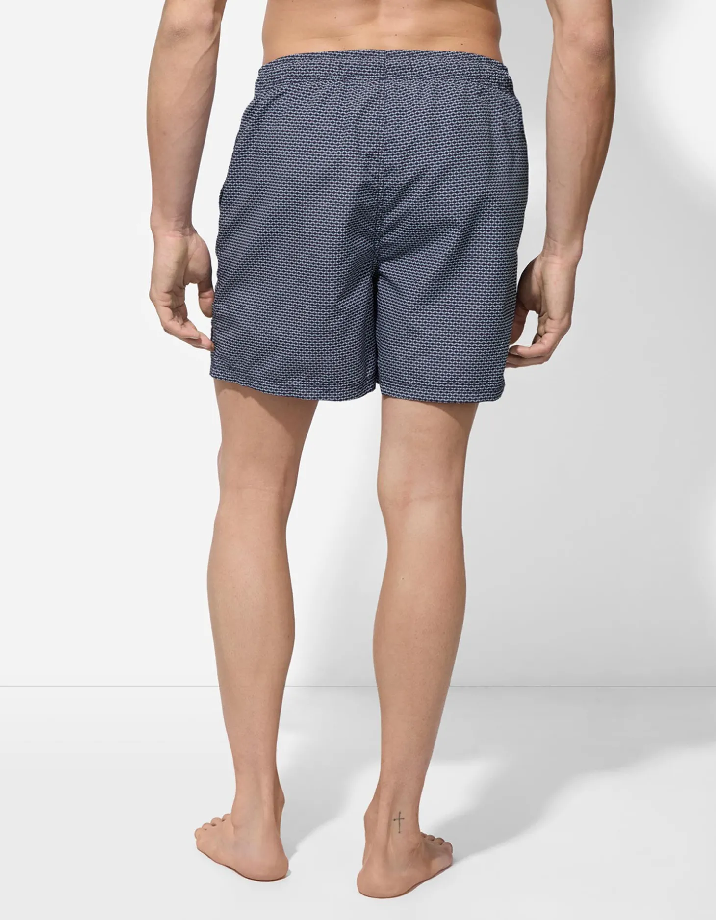 Zwembroek - polyester - donkerblauw