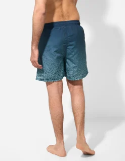 Zwembroek - Print all-over - turkoois