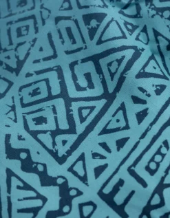 Zwembroek - Print all-over - turkoois