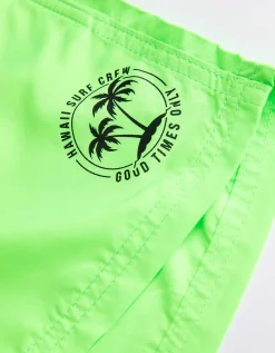 Zwembroek - Tekst - groen