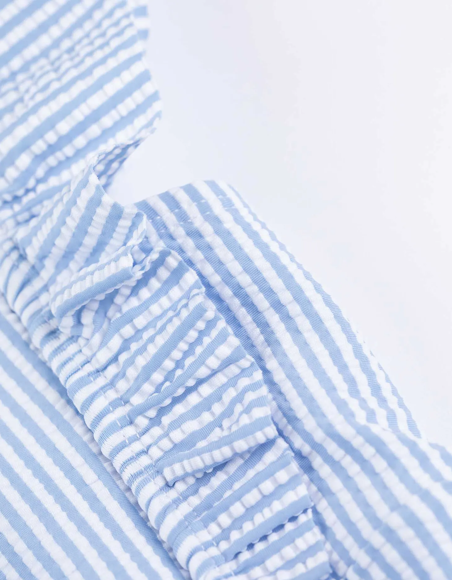 Zwemkleding - Seersucker - wit